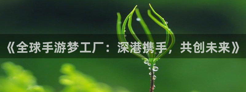 摩根娱乐网址是什么：《全球手游梦工厂：深港携手，共创未来》